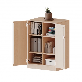 ErgoTray Schrank, 2reihig, 2,5 OH, zweitürig, n, B/H/T 70,3x100x50cm 